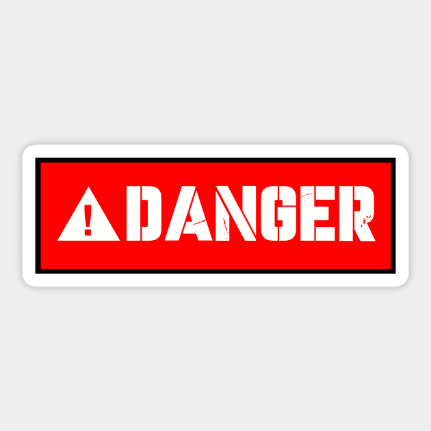 DANGER Sticker by gustavoscameli